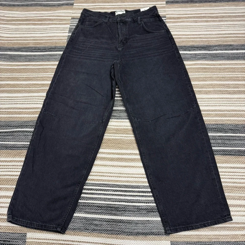 Free‎ People Crossroads Mid Rise Slim Straight Button Fly Denim Jeans Size 31